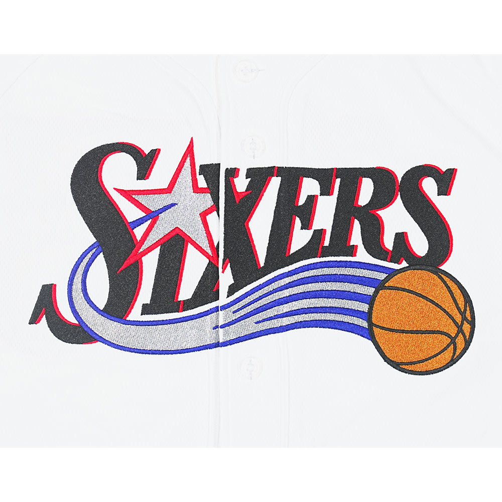 New Era Philadelphia 76ers Hardwood Classics 2026 White Baseball Jersey