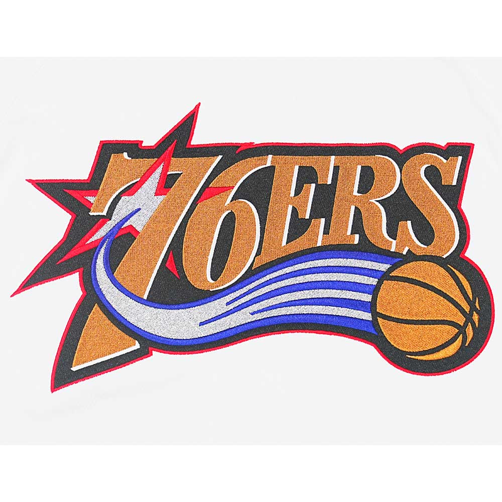 New Era Philadelphia 76ers Hardwood Classics 2026 White Baseball Jersey