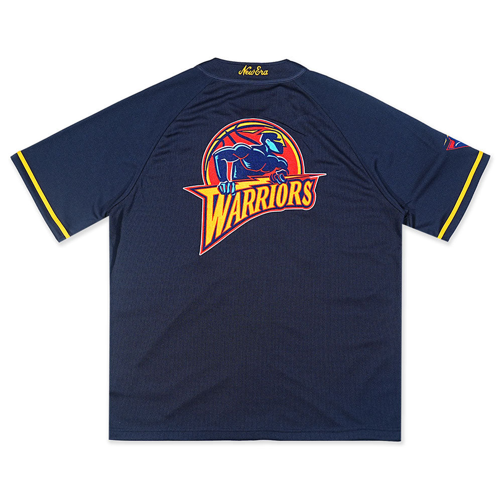 New Era Golden State Warriors Hardwood Classics 2026 Navy Baseball Jersey