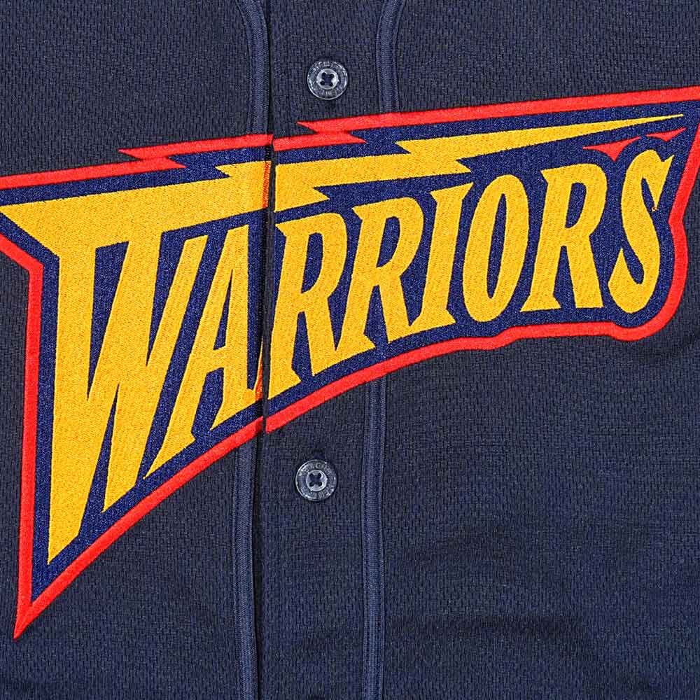 New Era Golden State Warriors Hardwood Classics 2026 Navy Baseball Jersey