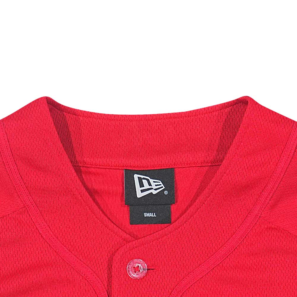 New Era Chicago Bulls Hardwood Classics 2026 Scarlet Baseball Jersey
