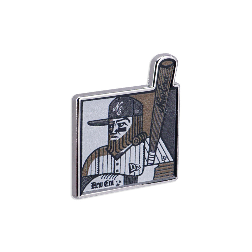 New Era NE Seasonal Pin Player Silver Pin Accessory