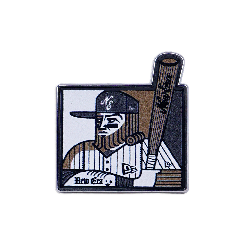 New Era NE Seasonal Pin Player Silver Pin Accessory