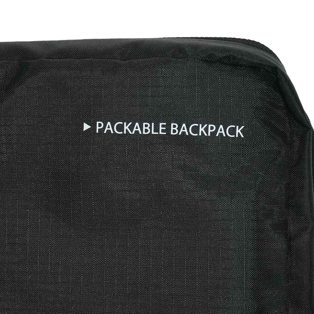 New Era Travel Era Black Packable Travel Backpack Bag