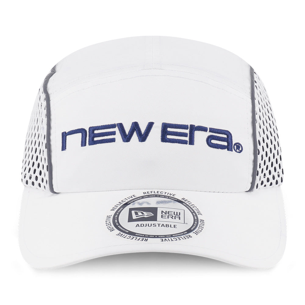 New Era Wordmark Logo Runner Era White Runner Adjustable Cap