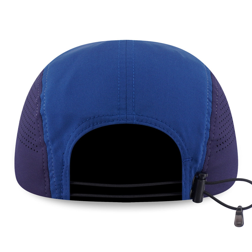 New Era Wordmark Logo Runner Era Triple Blue Runner Adjustable Cap