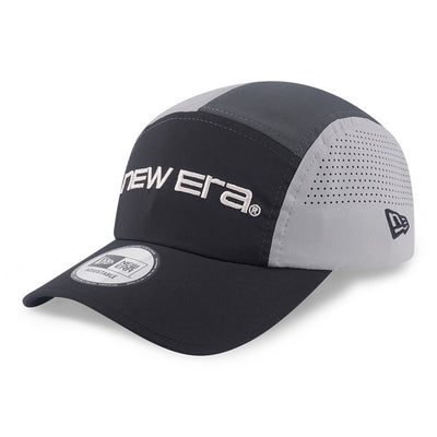New Era Wordmark Logo Runner Era Black Runner Adjustable Cap
