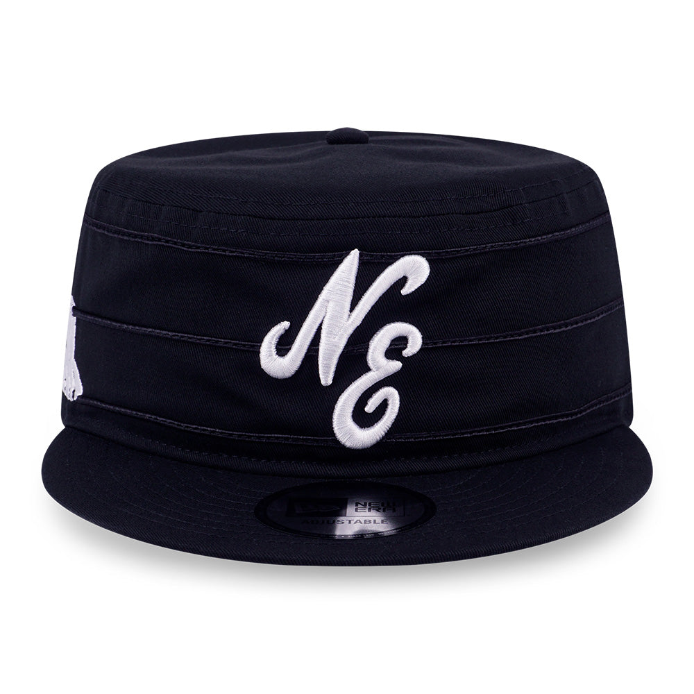 New Era NE Script Pillbox Pack FW26 Black Pillbox Adjustable Cap