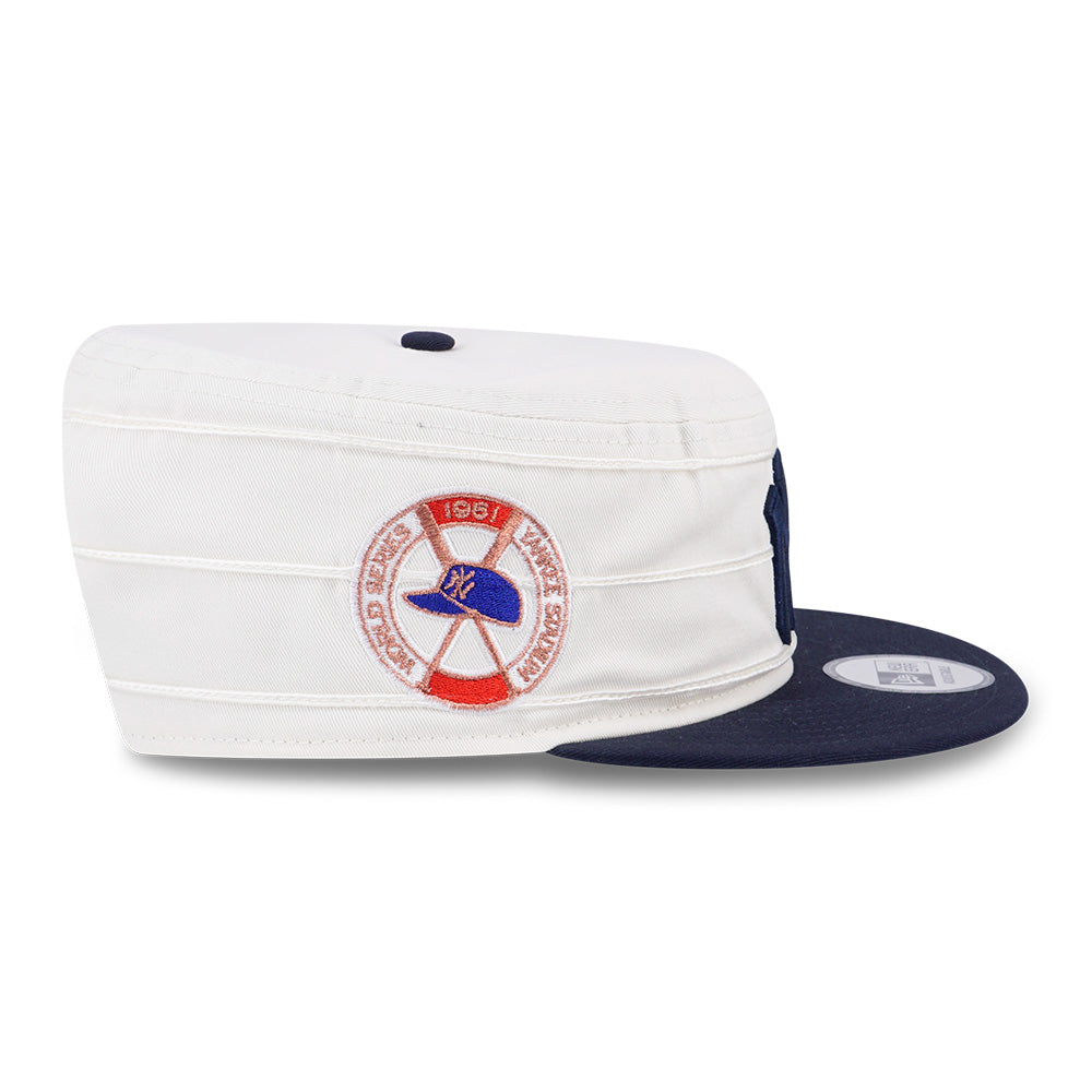 New Era New York Yankees Pillbox Pack FW26 Chrome White Navy Pillbox Adjustable Cap