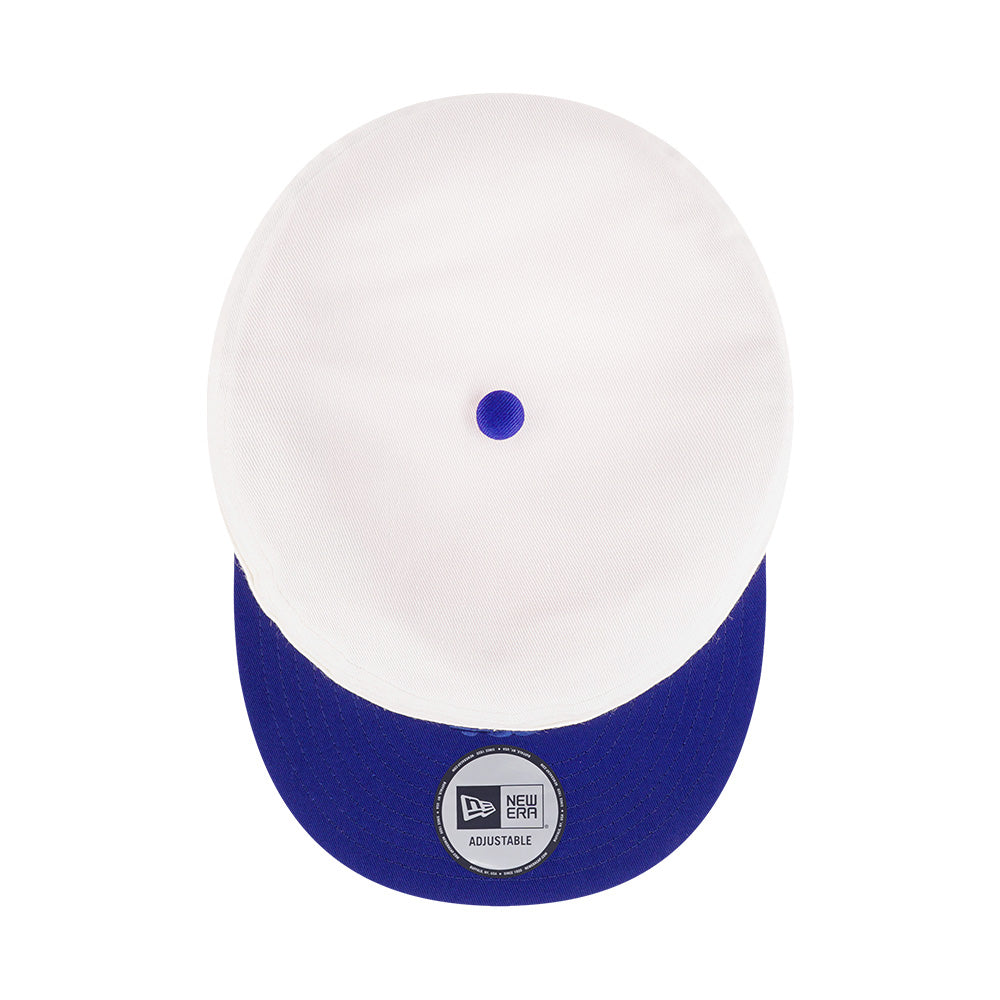 New Era Los Angeles Dodgers Pillbox Pack FW26 Chrome White Dark Royal Pillbox Adjustable Cap