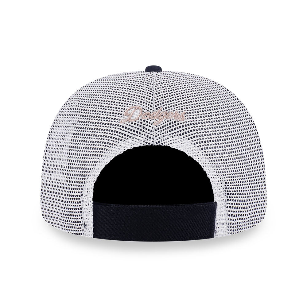 New Era Los Angeles Dodgers Tri Color Era FW26 Black Youth 9FORTY A-Frame Adjustable Cap