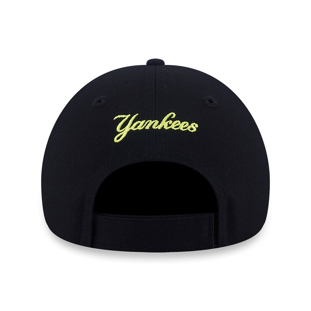 New Era New York Yankees Color Era FW26 Black Youth 9FORTY Adjustable Cap