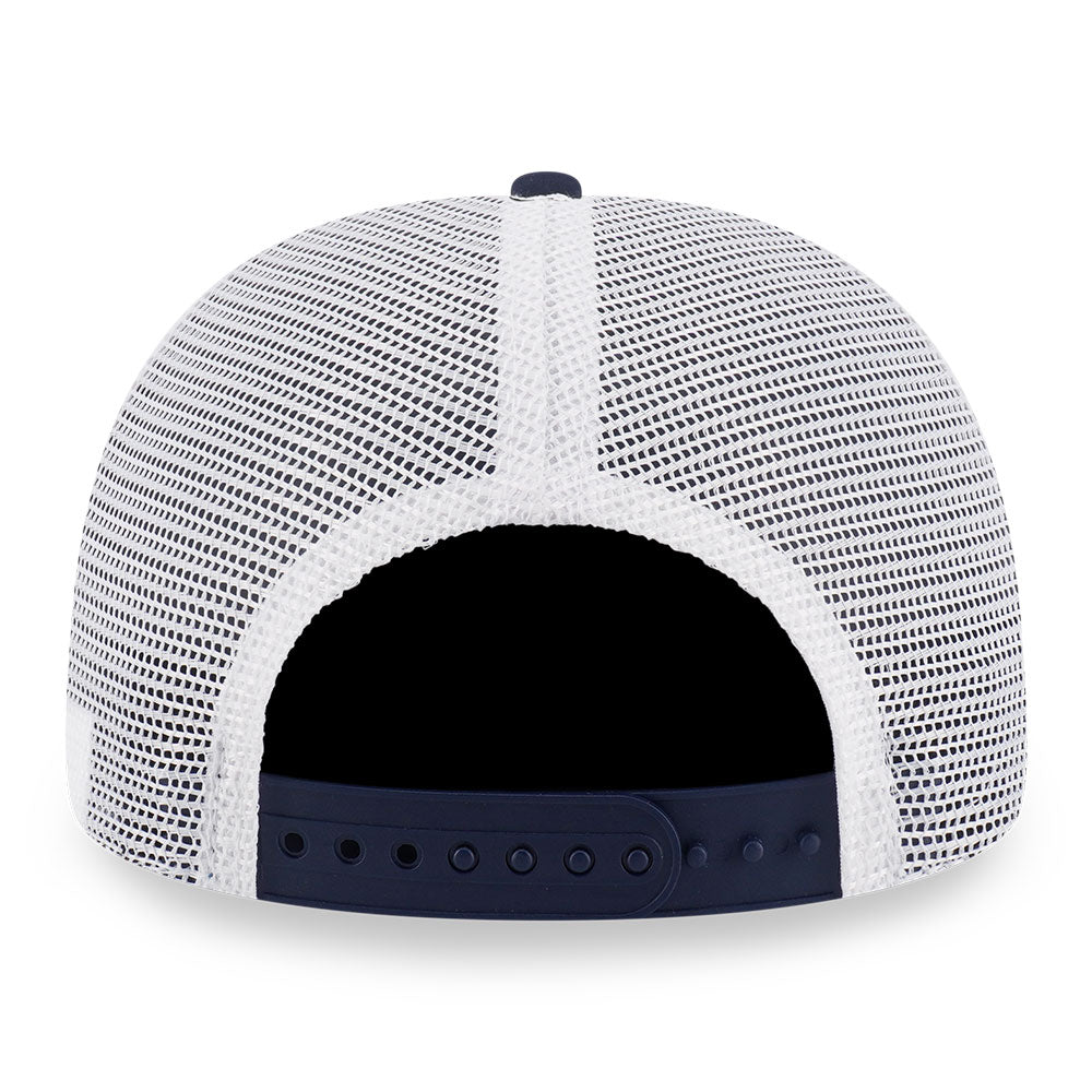 New Era Detroit Tigers FW26 Two Tone White Navy 9SEVENTY Stretch Snapback Trucker Cap