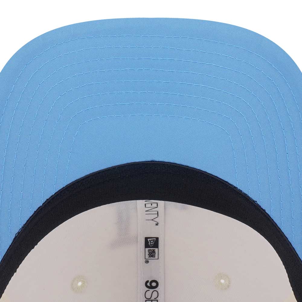 New Era Los Angeles Dodgers Gradient FW26 Chrome White Radiant Blue 9SEVENTY Stretch Snapback Cap