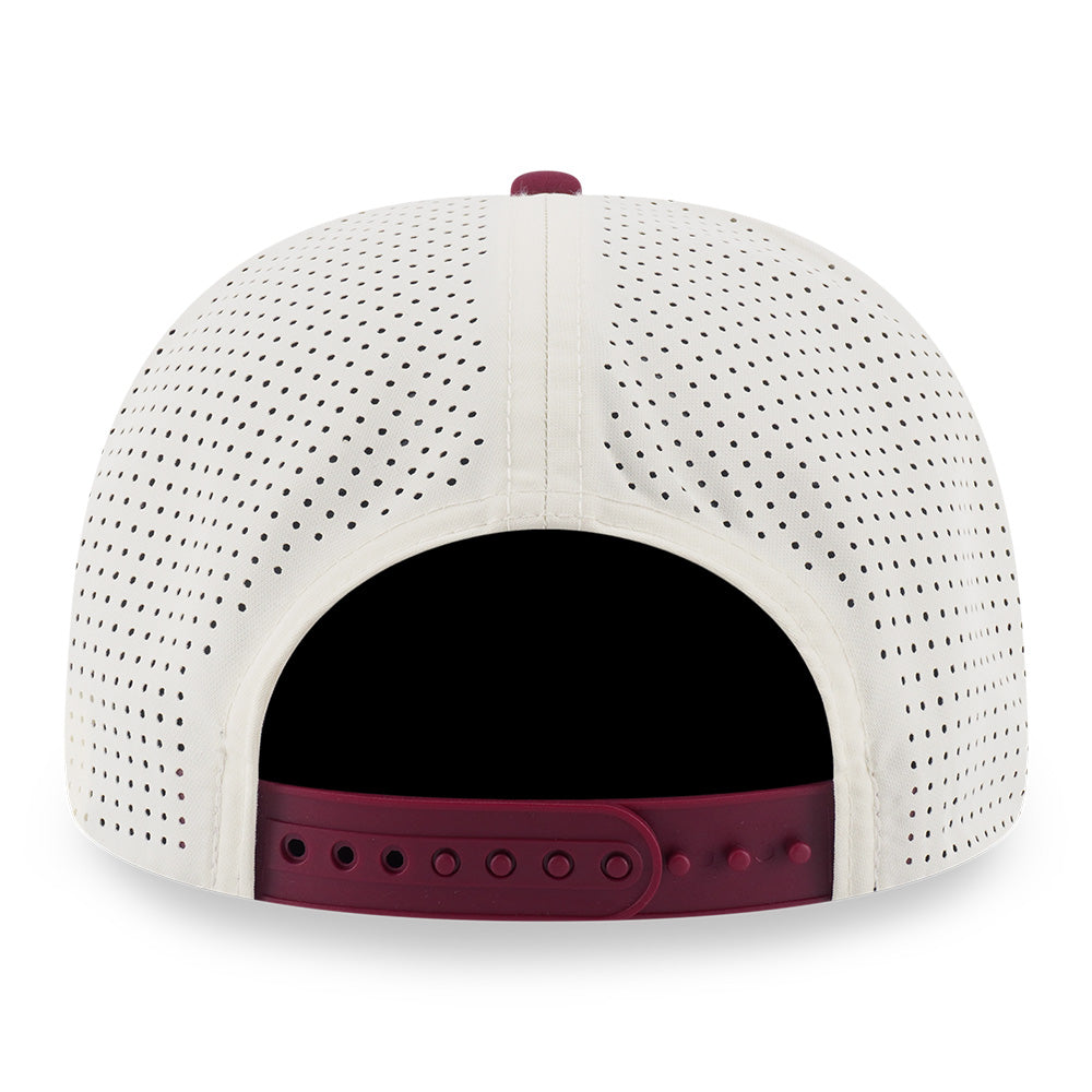 New Era Boston Red Sox Gradient FW26 Chrome White Cardinal Red 9SEVENTY Stretch Snapback Cap
