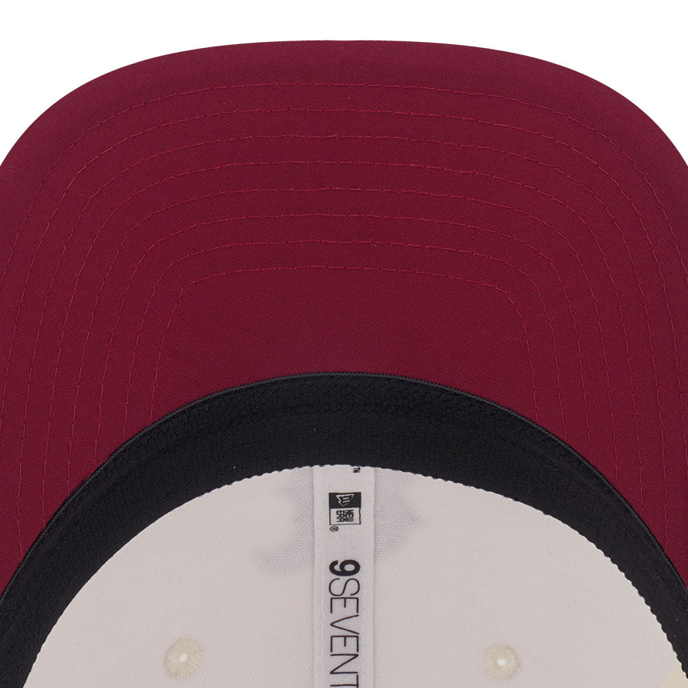 New Era Boston Red Sox Gradient FW26 Chrome White Cardinal Red 9SEVENTY Stretch Snapback Cap