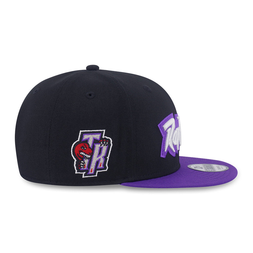 New Era Toronto Raptors Hardwood Classics 2026 Black Purple 9FIFTY Snapback Cap
