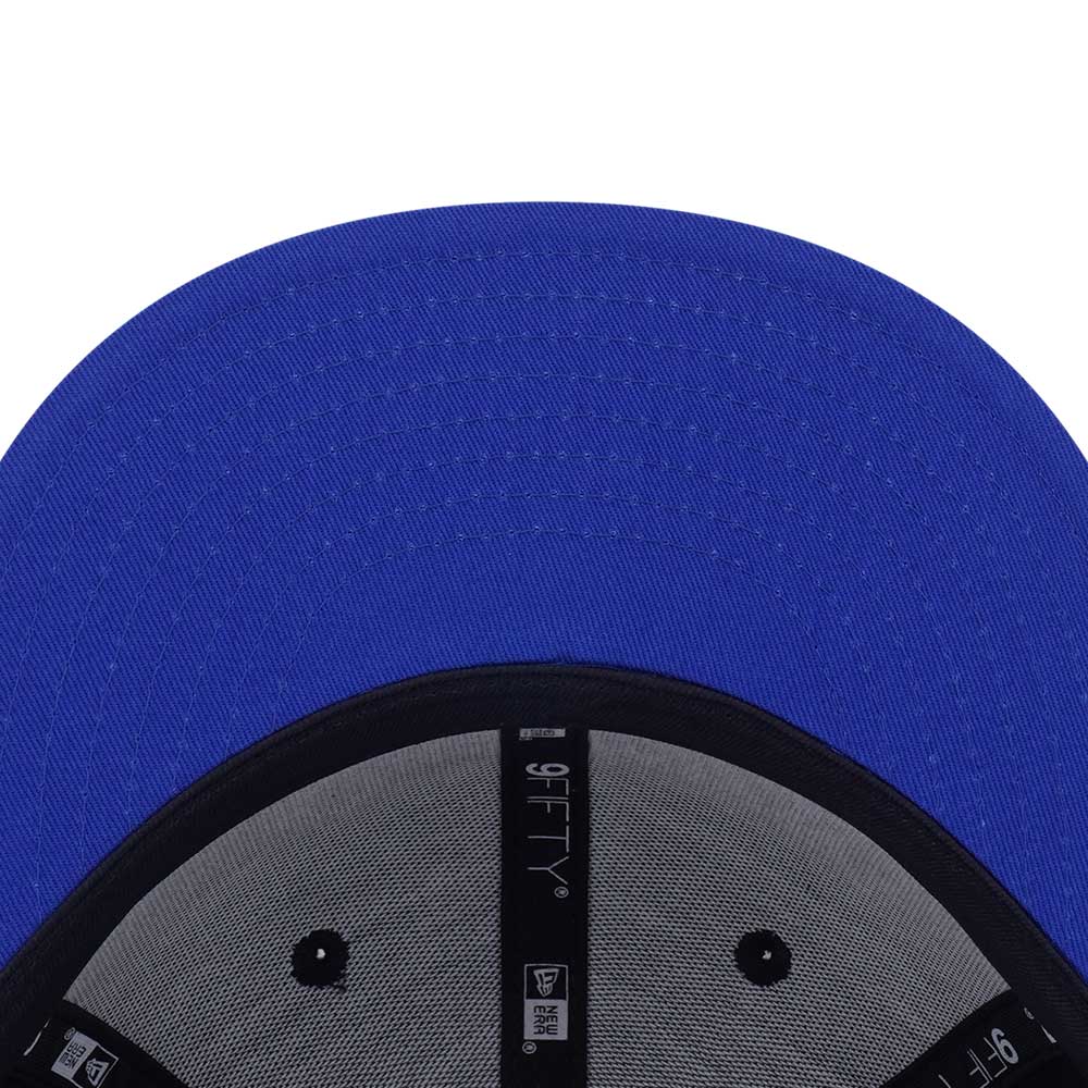 New Era Philadelphia 76ers Hardwood Classics 2026 Black Blue 9FIFTY Snapback Cap