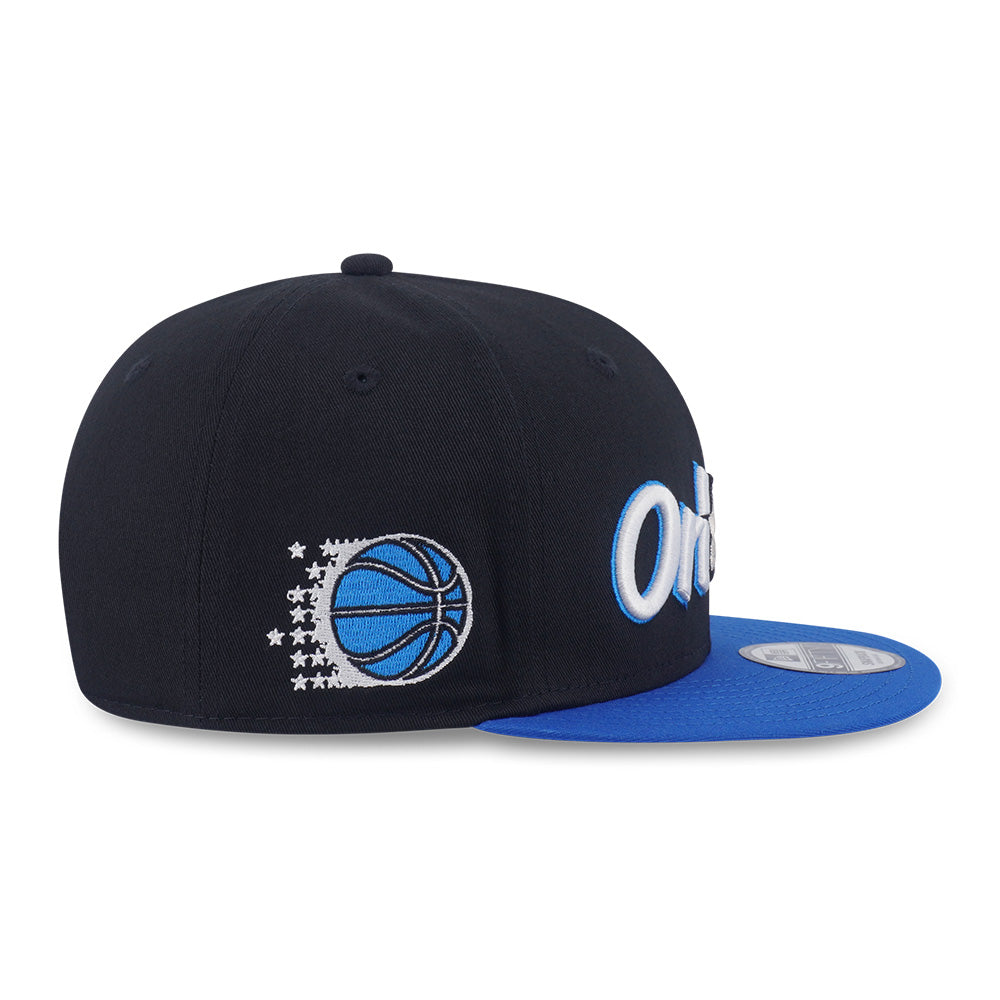 New Era Orlando Magic Hardwood Classics 2026 Black Blue 9FIFTY Snapback Cap