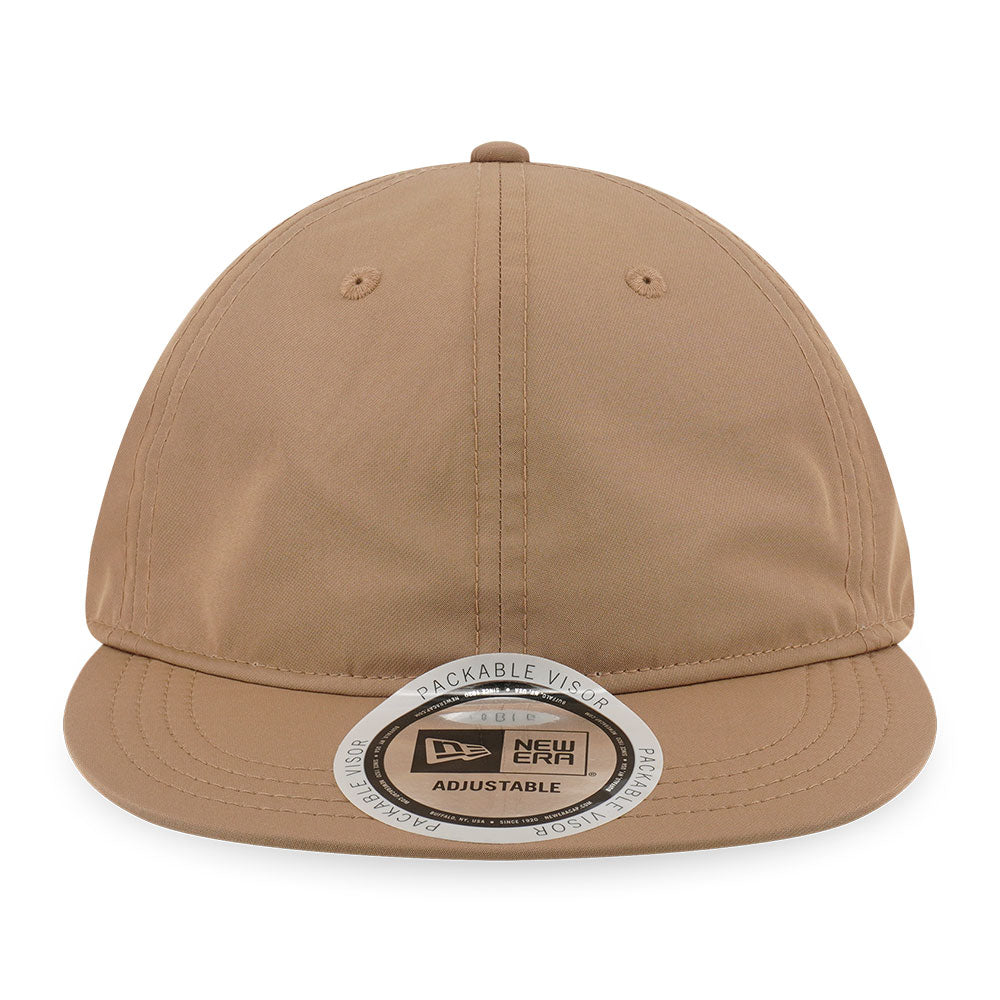 New Era Travel Era Khaki 9FORTY Unstructured Short Packable Visor Cap