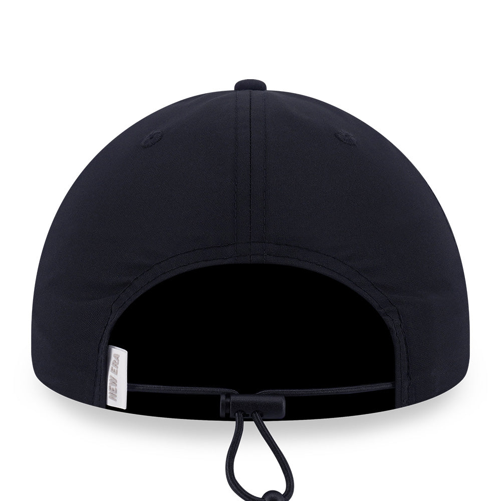 New Era Travel Era Black 9FORTY Unstructured Short Packable Visor Cap