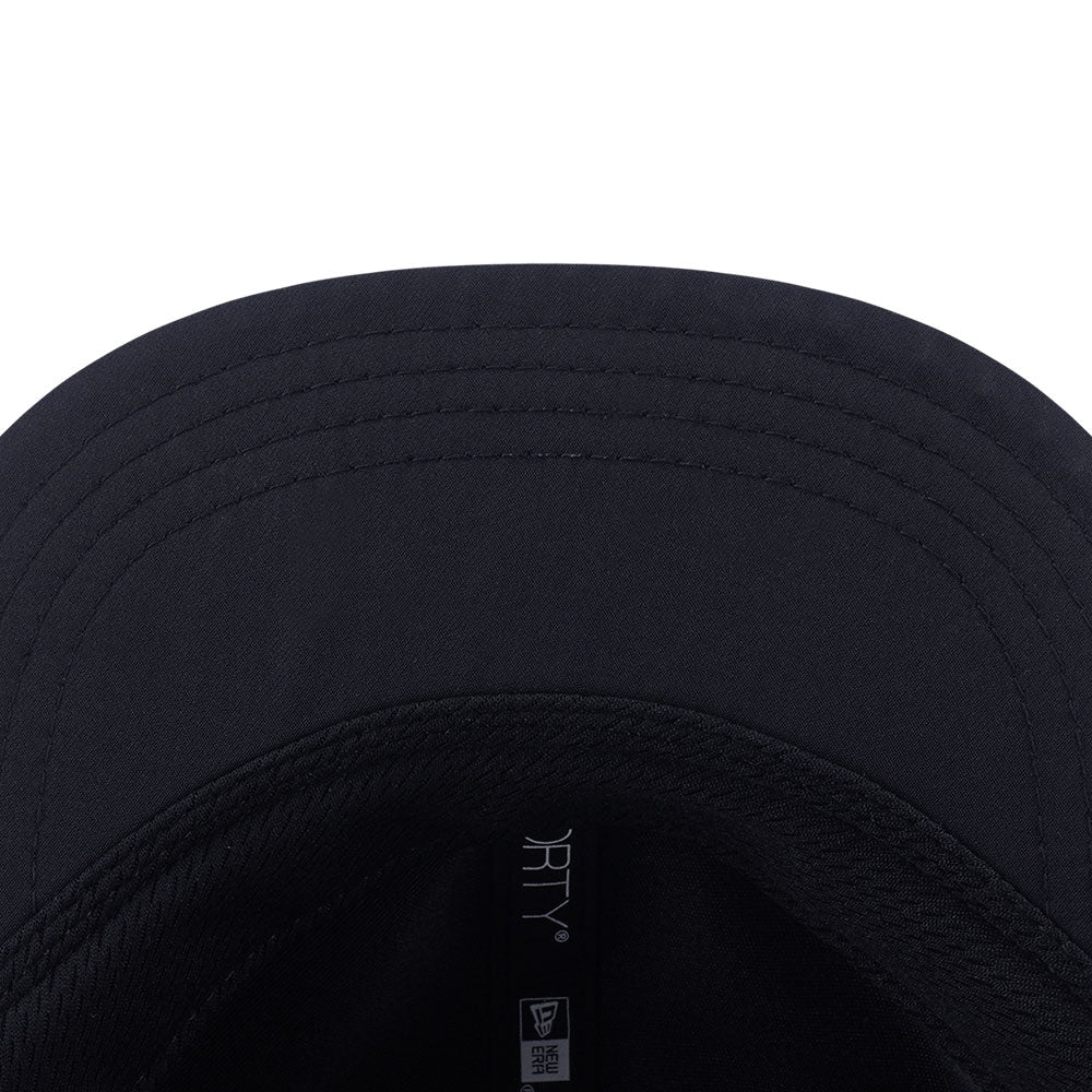 New Era Travel Era Black 9FORTY Unstructured Short Packable Visor Cap
