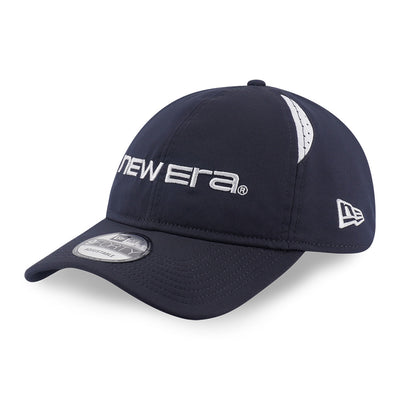 New Era Wordmark Logo Runner Era Navy 9FORTY Unstructured Adjustable Cap