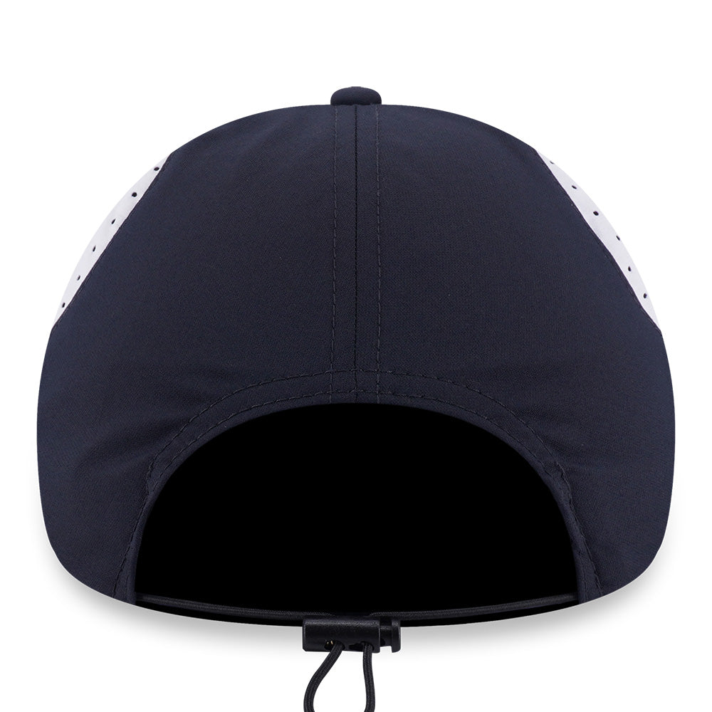 New Era Wordmark Logo Runner Era Navy 9FORTY Unstructured Adjustable Cap