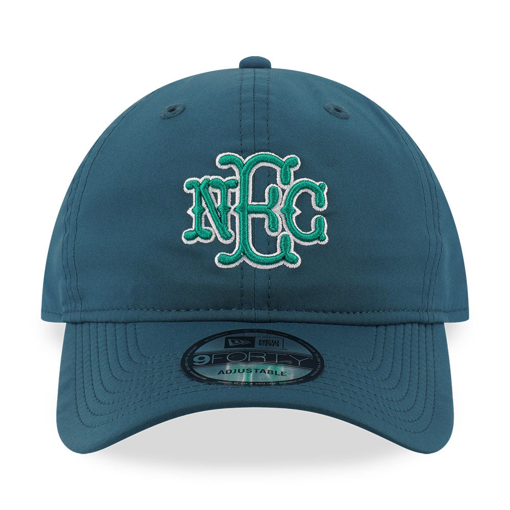 New Era NEC Logo Neat Tech Cadet Blue 9FORTY Unstructured Adjustable Cap