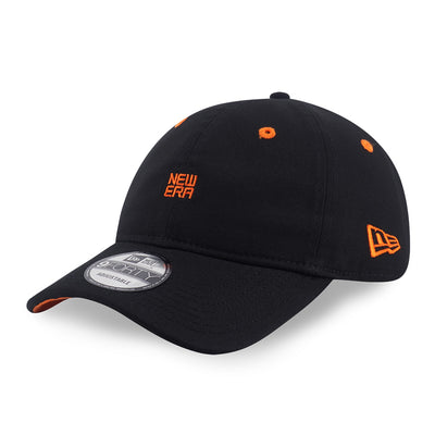 New Era NEC Logo Neat Tech Black 9FORTY Unstructured Adjustable Cap