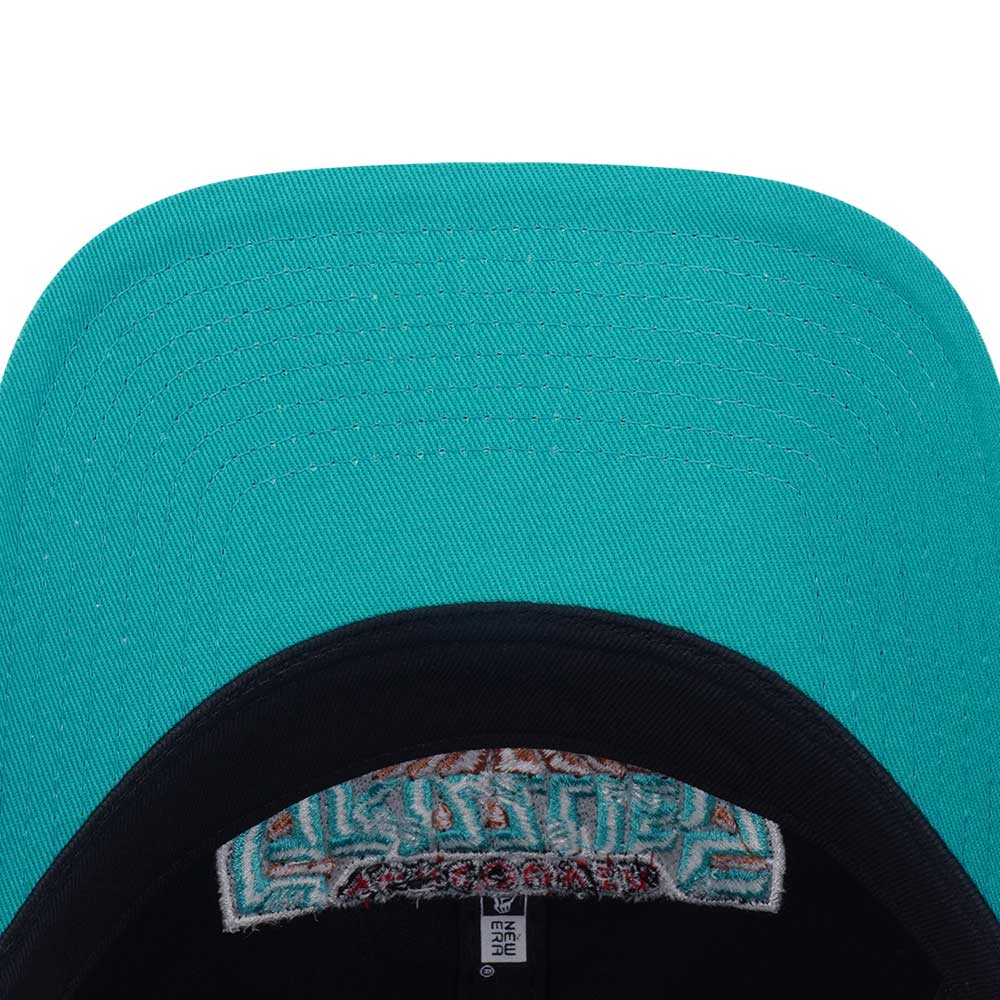 New Era Vancouver Grizzlies Hardwood Classics 2026 Black Teal 9FORTY Unstructured Adjustable Cap
