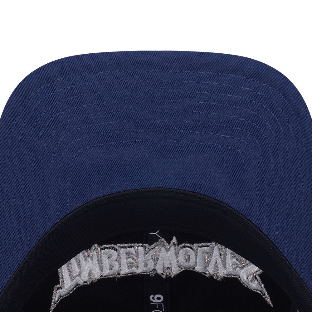 New Era Minnesota Timberwolves Hardwood Classics 2026 Black Deep Blue 9FORTY Unstructured Adjustable Cap