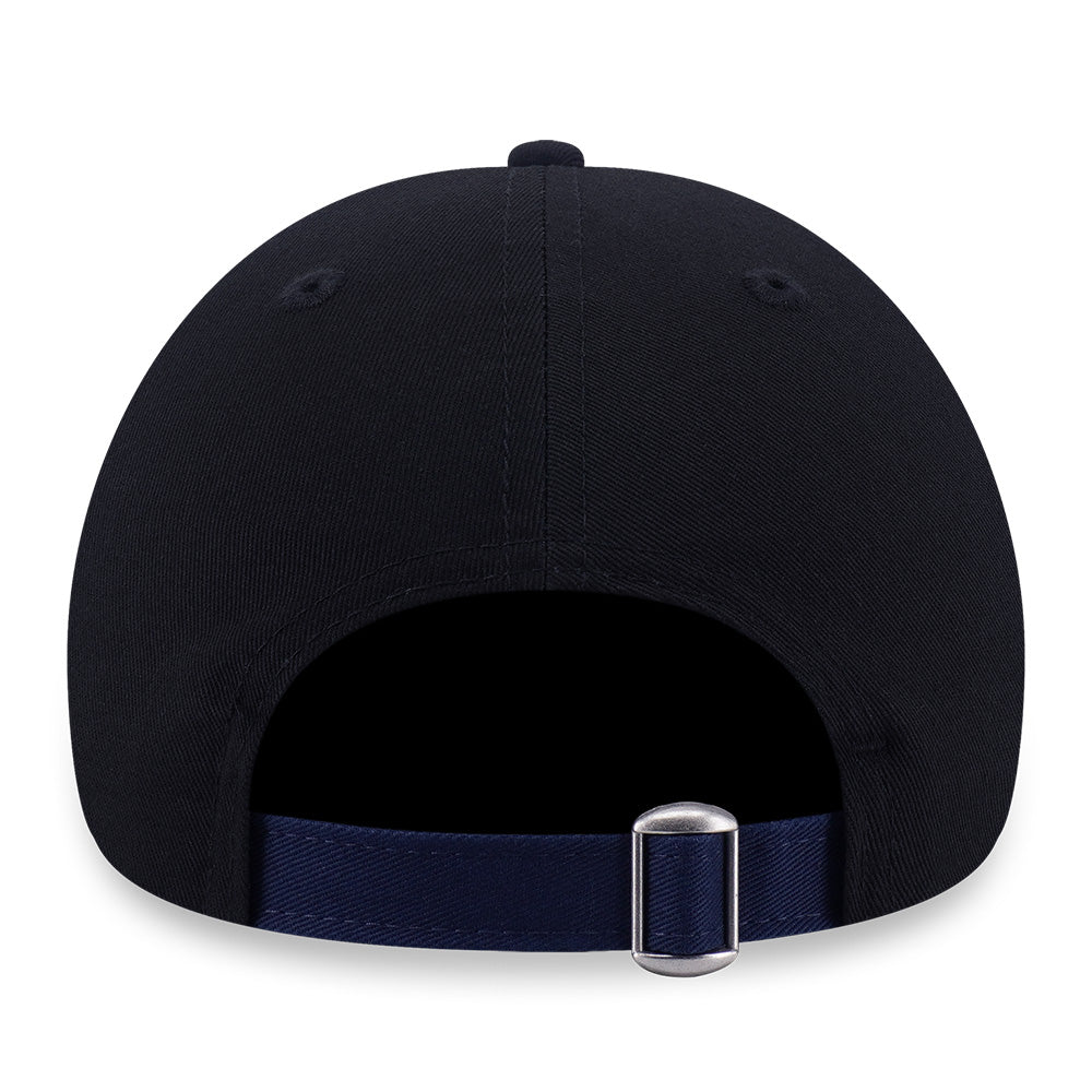 New Era Charlotte Hornets Hardwood Classics 2026 Black Blue 9FORTY Unstructured Adjustable Cap