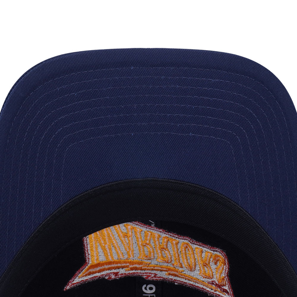 New Era Charlotte Hornets Hardwood Classics 2026 Black Blue 9FORTY Unstructured Adjustable Cap