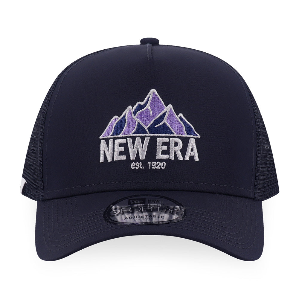 New Era Outdoor Logo FW26 Navy 9FORTY A-Frame Adjustable Cap