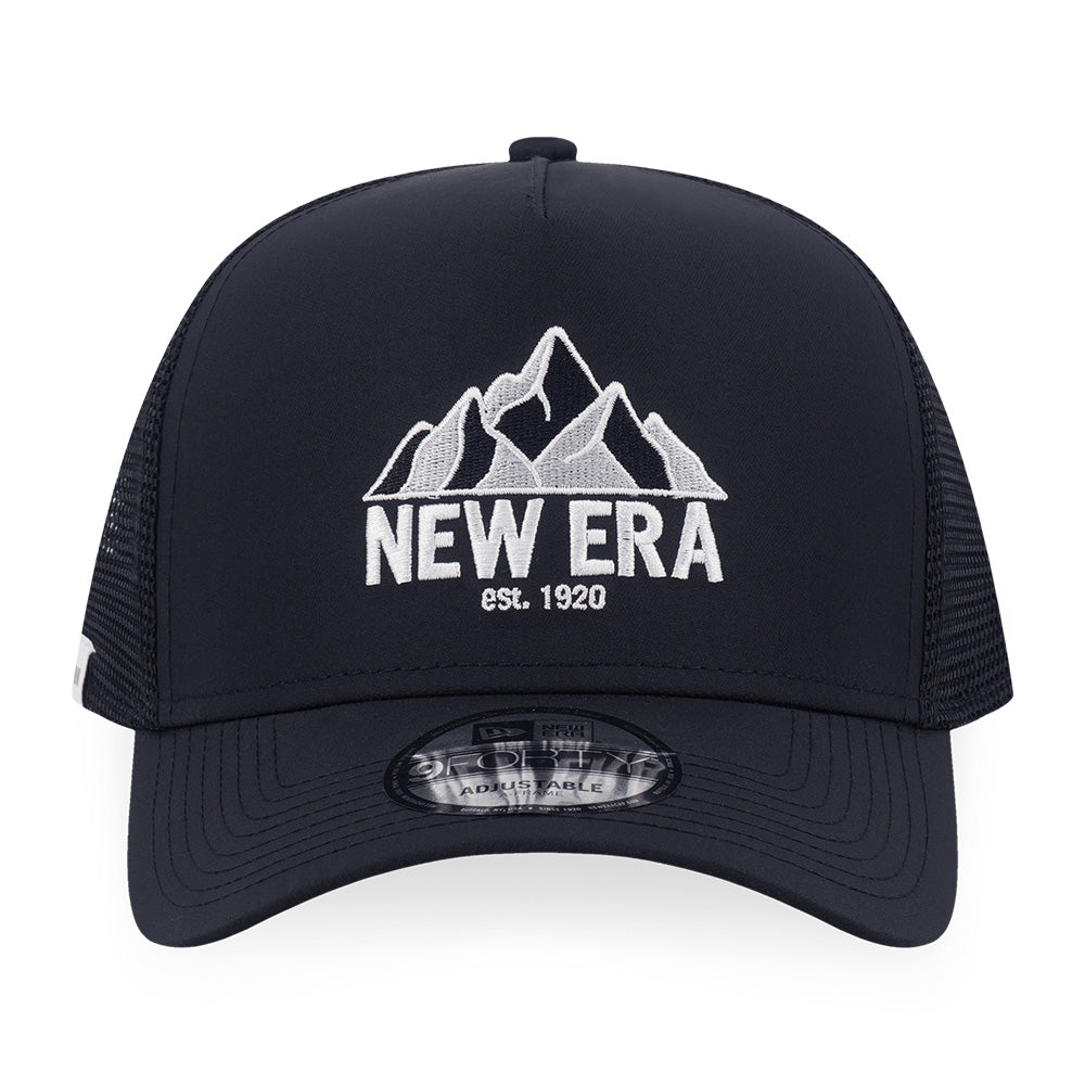 New Era Outdoor Logo FW26 Black 9FORTY A-Frame Adjustable Cap