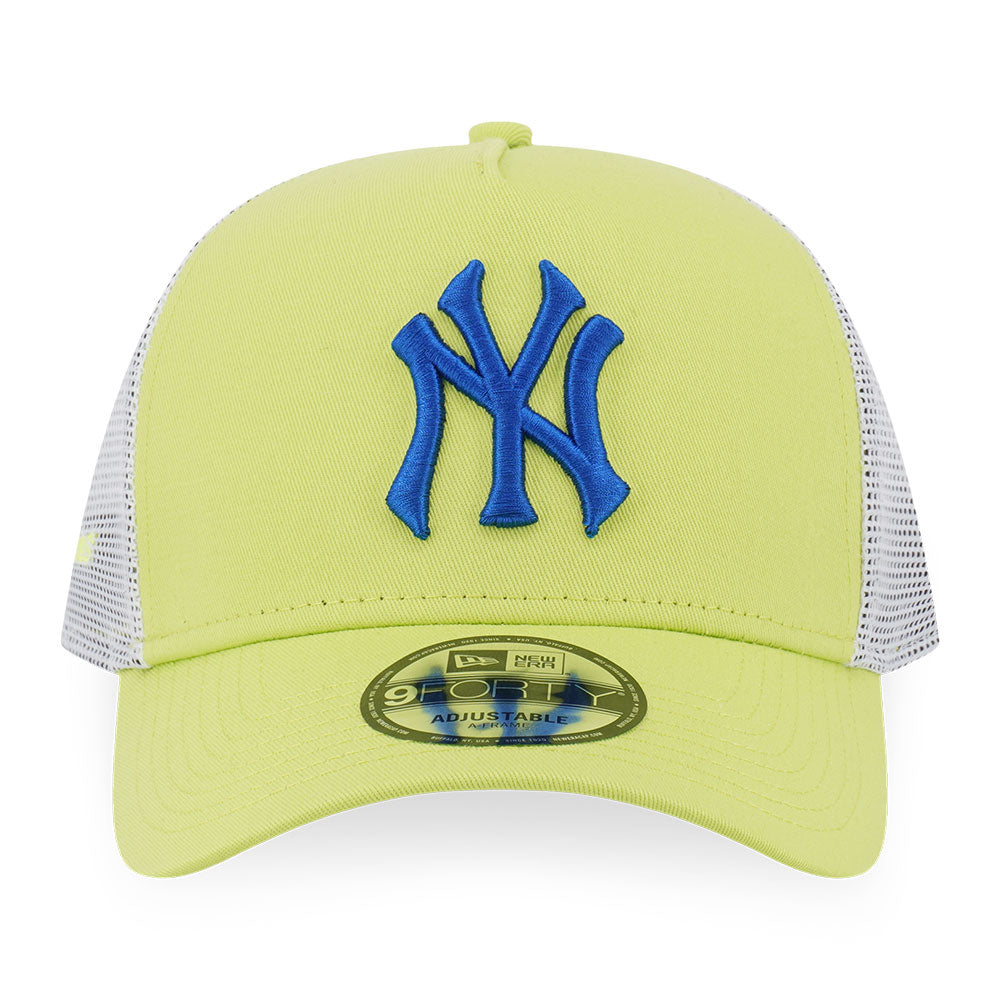 New Era New York Yankees Tri Color Era FW26 Cyber Green 9FORTY A-Frame Adjustable Cap