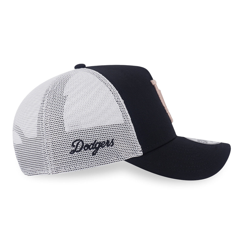 New Era Los Angeles Dodgers Tri Color Era FW26 Black 9FORTY A-Frame Adjustable Cap