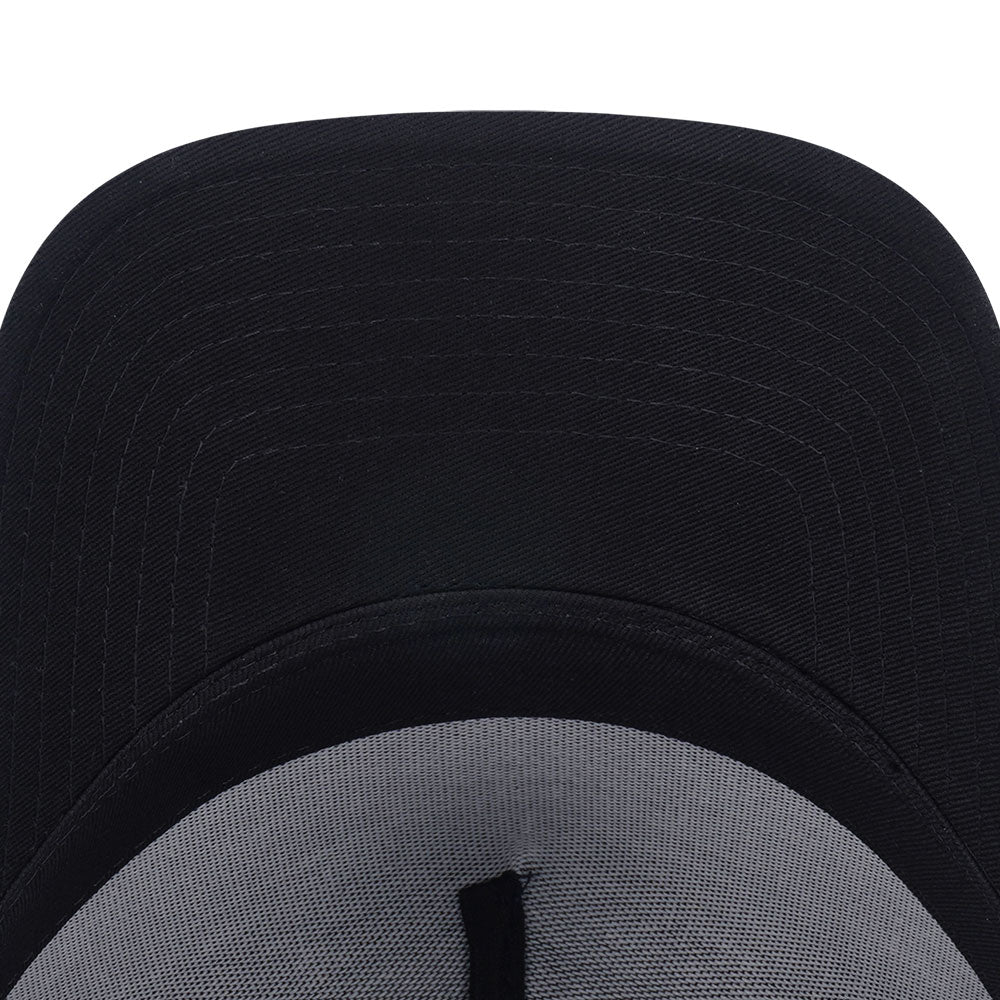 New Era Flag Logo Spray Paint Oceanside Blue Black 9FORTY A-Frame Adjustable Cap
