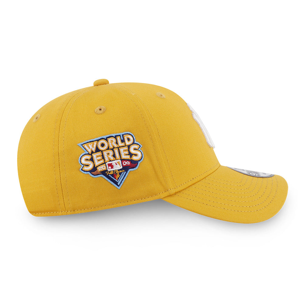 New Era New York Yankees Cooperstown World Series Trophy Yellow 9FORTY Adjustable Cap