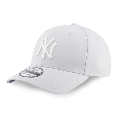 New Era New York Yankees Cooperstown World Series Silver Snow 9FORTY Adjustable Cap
