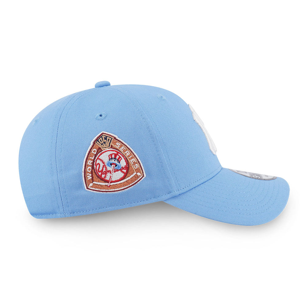 New Era New York Yankees Cooperstown World Series Sky Blue 9FORTY Adjustable Cap