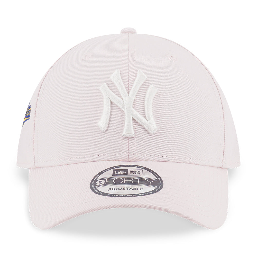 New Era New York Yankees Cooperstown World Series Primrose Pink 9FORTY Adjustable Cap