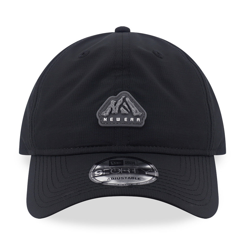 New Era Mountain Logo FW26 Black 9FORTY Unstructured Adjustable Cap
