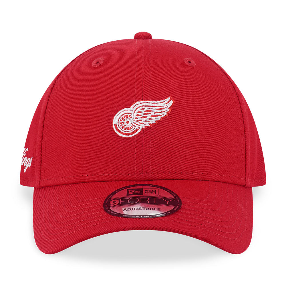 New Era Detroit Red WIngs Basic Scarlet 9FORTY Adjustable Cap