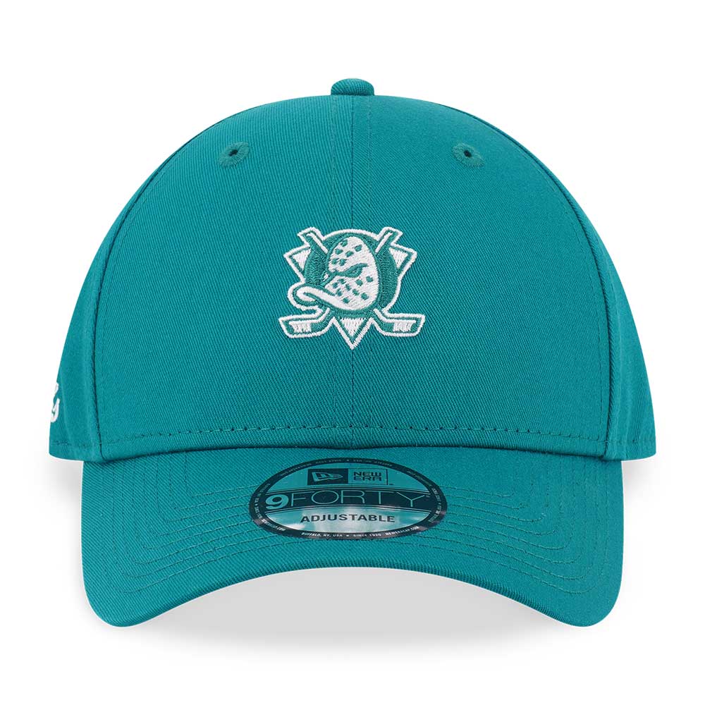 New Era Anaheim Ducks Basic North West Green 9FORTY Adjustable Cap