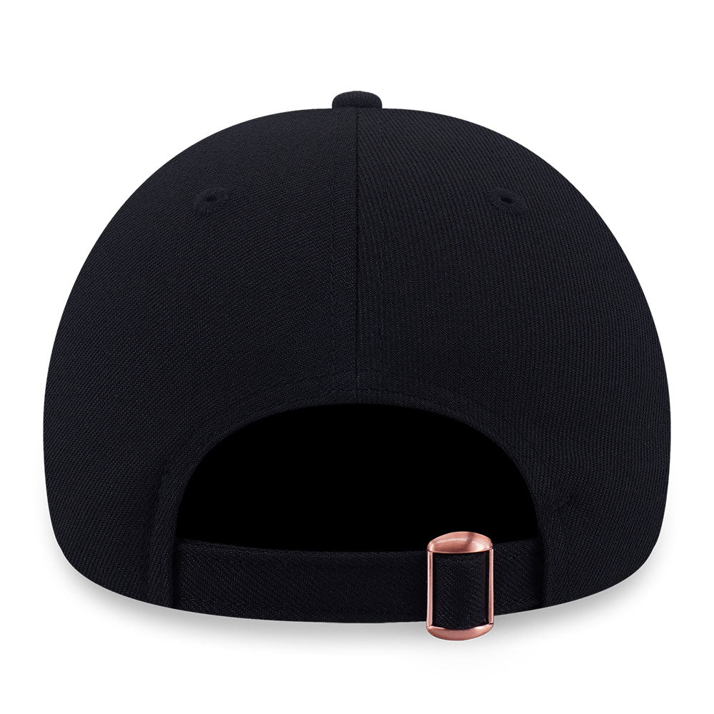 New Era New York Yankees Rose Gold Metal Badge FW26 Black 9FORTY Adjustable Cap