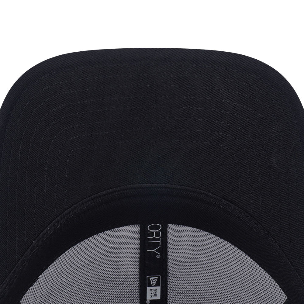 New Era San Diego Padres Cross Panels Script Black 9FORTY Adjustable Cap