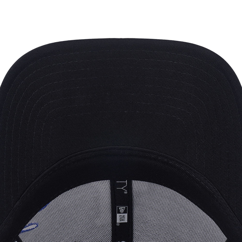 New Era Los Angeles Dodgers Cross Panels Script Black 9FORTY Adjustable Cap