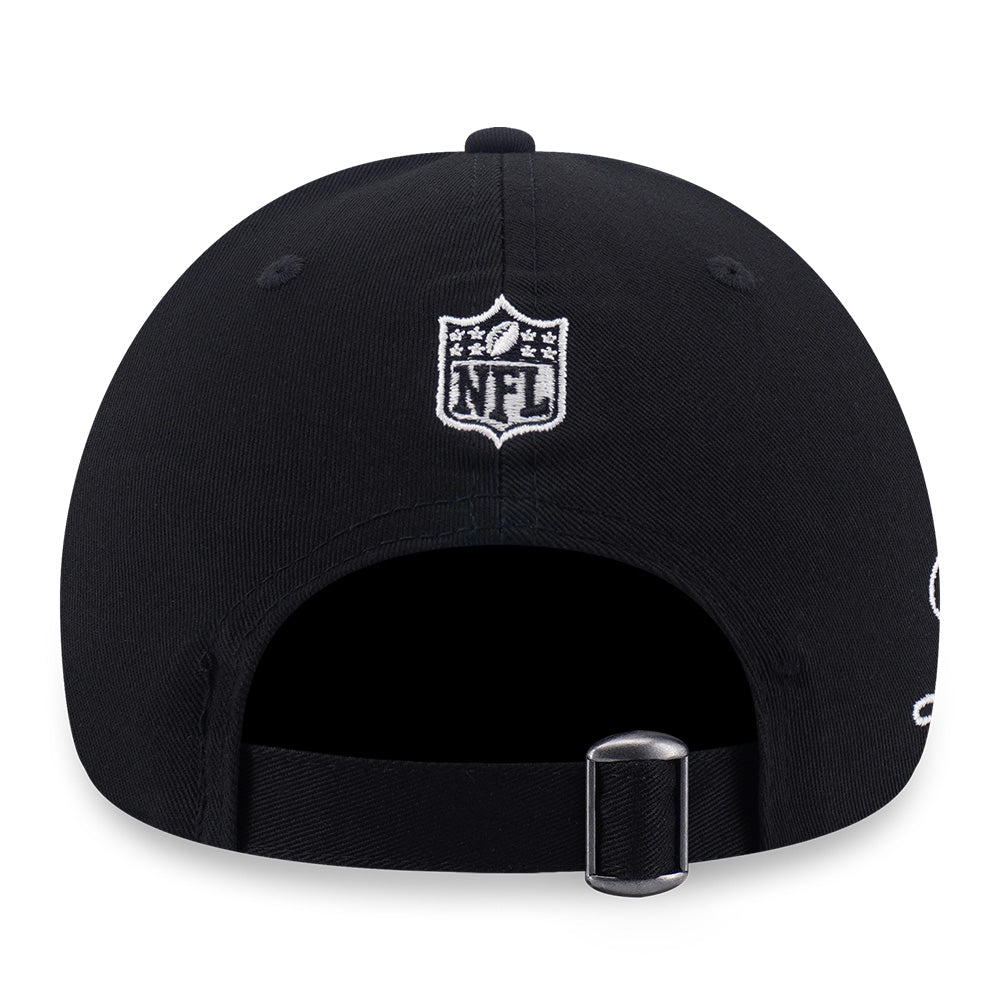 New Era New York Yankees Cross Panels Script Black 9FORTY Adjustable Cap